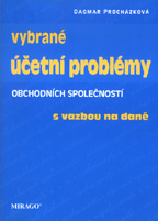 Vybrané účetní problémy obchodních společností s vazbou na daně